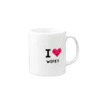 ONLY_BY_ONLYのI ❤︎ WIFE‼︎ Mug :right side of the handle