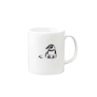 しゃけのペンギンとイモリ Mug :right side of the handle