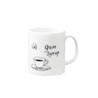 gumsyrup_infoのgumSyrupグッズ(カップつき) Mug :right side of the handle