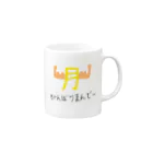 daddyjoke （ダディージョーク）のがんばりマンデーカップ Mug :right side of the handle