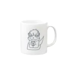 暁城ゼットのおちゃぜとちゃん Mug :right side of the handle