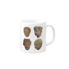 af_buttoの仏頭ズ Mug :right side of the handle