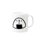 HANIWA-LANDのおにぎり Mug :right side of the handle