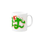 りさぽむストア SUZURIのりさぽむロゴ　カラー Mug :right side of the handle