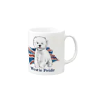 Kizplanning 「Sylph&Devil's」のWestie Pride  Mug :right side of the handle