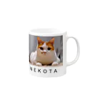 こななのねこたくん Mug :right side of the handle