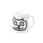 パワー猫のお店のパワー猫マグカップ Mug :right side of the handle