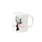 Crema Nailsのクレマさん Mug :right side of the handle