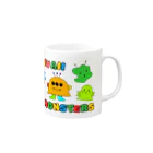 ♡Kawaii♡モンスター SHOPのKawaii Monsters | カラフルポップロゴ ver. Mug :right side of the handle