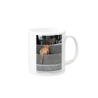 シッポ追いの猫写真店のぼくだって Mug :right side of the handle