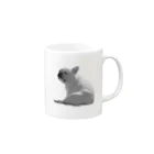 ロキの店の座り犬 Mug :right side of the handle