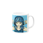 ぎんいろイラストレーターの奇跡～sky～ Mug :right side of the handle