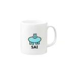 Pop AnimalsのSAIさんシリーズ Mug :right side of the handle