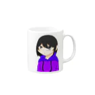 シオンのマグカップ　ver.紫苑 Mug :right side of the handle