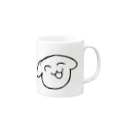 昨日の夕飯のodayaka dog Mug :right side of the handle