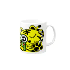 ReShellyのトラ/猫/REC Mug :right side of the handle