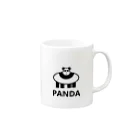 Pop AnimalsのPANDAさんシリーズ マグカップの取っ手の右面