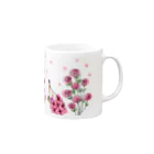 innmi′s galleryの花ネズミ Mug :right side of the handle