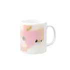 どんぐり🌈🍀のふわふわ猫の楽園 Mug :right side of the handle