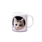 ぬくもふ屋　【猫 犬の似顔絵描き】のPuu Mug :right side of the handle