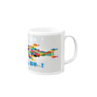 NOMAD-LAB The shopの魚群！ Mug :right side of the handle