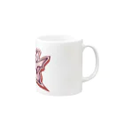 🤍一ノ瀬 彩 🐇⸒⸒ suzuri支店🤍の一ノ瀬彩_壁文字風/LOGO Mug :right side of the handle