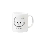 ふじのねこ Mug :right side of the handle