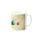 orange_honeyのパイナップル2 Mug :right side of the handle