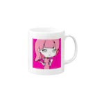 INVASIONのピンク大好き Mug :right side of the handle