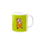 柴犬ポップライフ_眠る豆柴の柴犬ポップライフ_2 Mug :right side of the handle