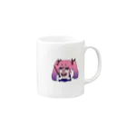 魔力 ラト🎀👓新人Vtuberの魔術師見習いのマヂカ Mug :right side of the handle