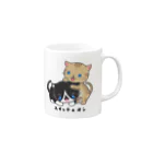 にこねこ【保護猫の保育園】のスイッチオンマグ Mug :right side of the handle