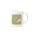 Chill`s Factoryのモンブランケーキ 文鳥 Mug :right side of the handle