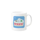 Chill`s Factoryのしろいケーキ シマエナガ Mug :right side of the handle