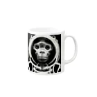 Eye2EyeのSpace Monkey #2 Mug :right side of the handle