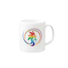 Team Sadahiro 公式 グッズショップのTeam-S. 鶏「夢ありがとう」 Mug :right side of the handle