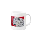 Yoshimi art works のLeopard ヒョウ　 Mug :right side of the handle