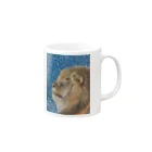 Yoshimi art works のLion  ライオン　 マグカップの取っ手の右面