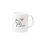 まいナカモトの北欧っぽい.sql Mug :right side of the handle