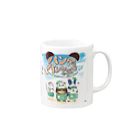 絵本　南紀「パンダ店長」シリーズの絵本「パンダのパンケーキやさん」 Mug :right side of the handle