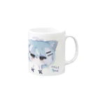 わらねこのわらねこ mark🐾 Mug :right side of the handle