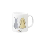 amamartのわんわんグッズ シュナウザー・コッカー Mug :right side of the handle