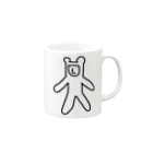 きりん　たかひろのクマさん Mug :right side of the handle