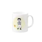 shisyu工房のバスケ少年 ミニバス Mug :right side of the handle