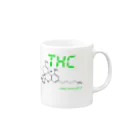 はだかのとくいてんのtetrahydrocannabinol Mug :right side of the handle