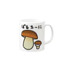 きくのらくがきのポルチーニときく Mug :right side of the handle