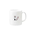 さぎすのへやのあくびをするアメリカンカール Mug :right side of the handle