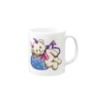 Blue Regionのデリバリーなんもしないクマちゃん Mug :right side of the handle