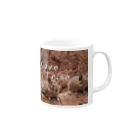 ミラくまのI LOVE Tribe Mug :right side of the handle