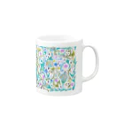 mammamの華やかエスニック Mug :right side of the handle